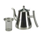 Stainless Steel Arab Teapot Leaf Infuser Stovetop Kettle Coffee Arabian Turkish
