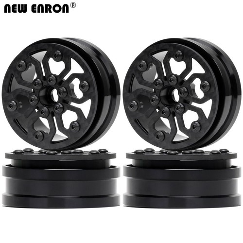 Alloy Carbon Fiber Beadlock Wheel Rim 1.9 inch for 1/10 Axial SCX10 VS4-10 TRX4 - Picture 35 of 82