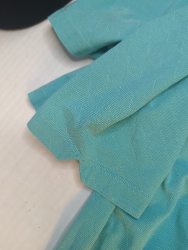 Camicia uomo Tommy Bahama L polo corta, manica taglio a V misto seta verde acqua chiaro  - Foto 13 di 15