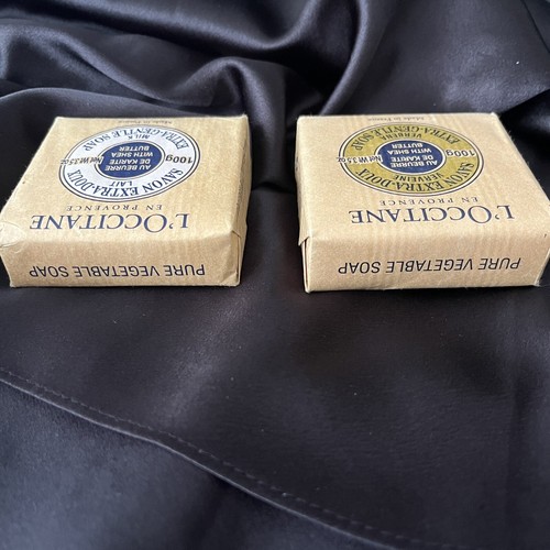 L’Occitane Extra Gentle Soaps W/Shea Butter 1 Verbena 1 Milk 3.5oz Each Lot Of 2 - Picture 6 of 6