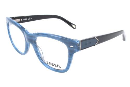 Fossil FOS 6075 Y9U BLUE HORN BLACK 51/19/135 Women's View Glasses - Picture 1 of 3