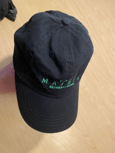 The Matrix Resurrections Película Promoción Sombrero NUEVO Gorra Ajustable Neo Costuras - Imagen 9 de 12