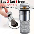 Floor Drain Filter Hair Catcher Shower Sink Mesh Basket Strainer Draining Plug