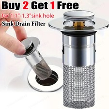 Floor Drain Filter Hair Catcher Shower Sink Mesh Basket Strainer Draining Plug