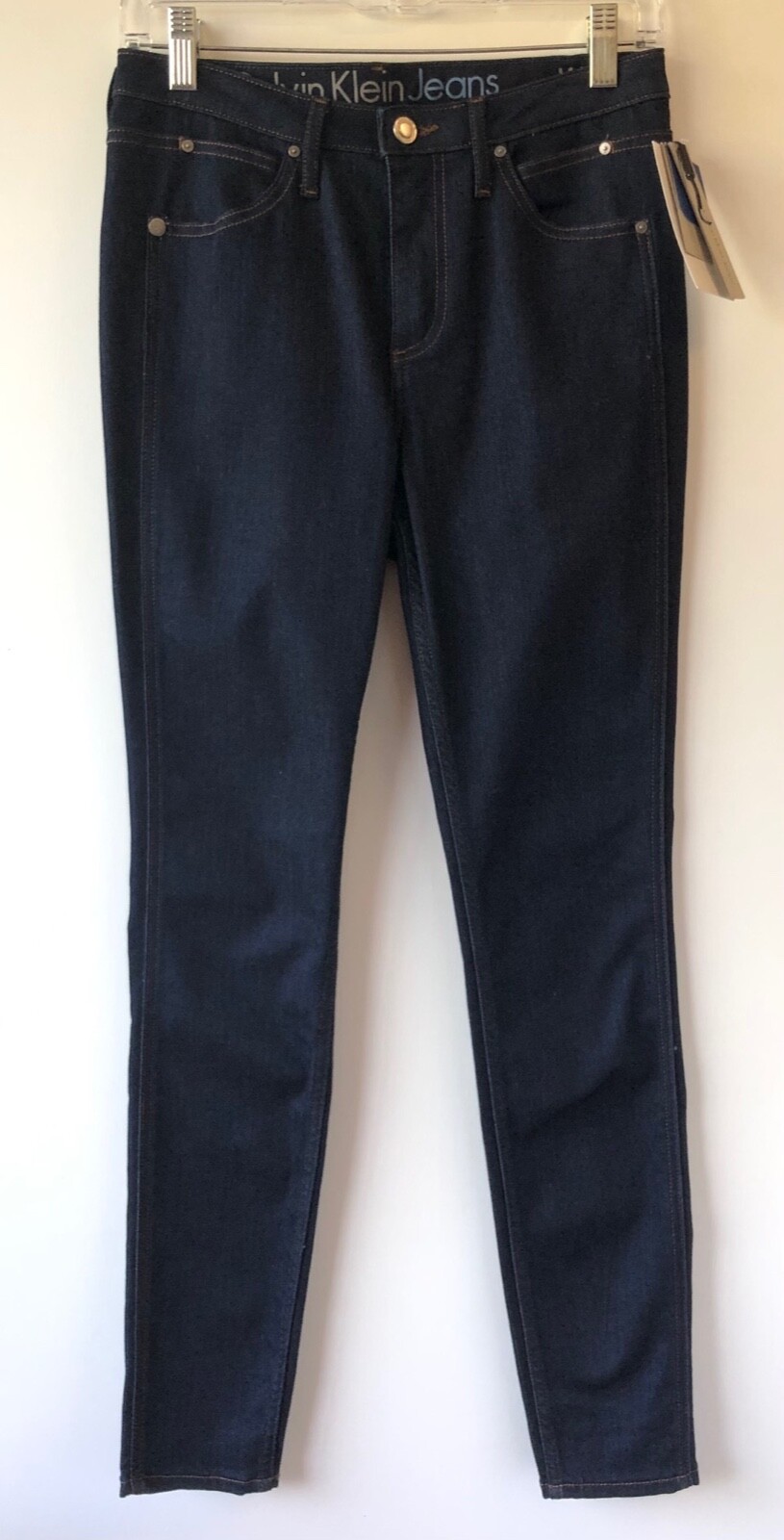 Womens Calvin Klein Sculpted Skinny Jeans Dark Blue no distressing W28-L32-US 6 | eBay Womens Calvin Klein Sculpted Skinny Jeans Dark Blue no distressing W28-L32-US 6 | eBay