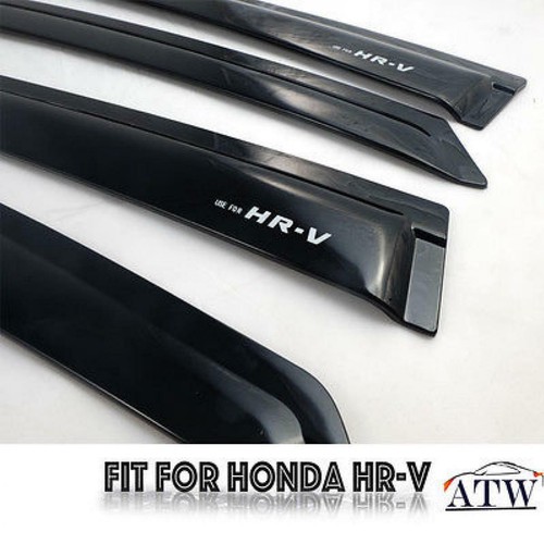 FOR HONDA HRV HR-V VEZEL 2015-2019 RAIN SUN VISOR WIND DEFLECTOR WEATHER SHIELD - Picture 3 of 4