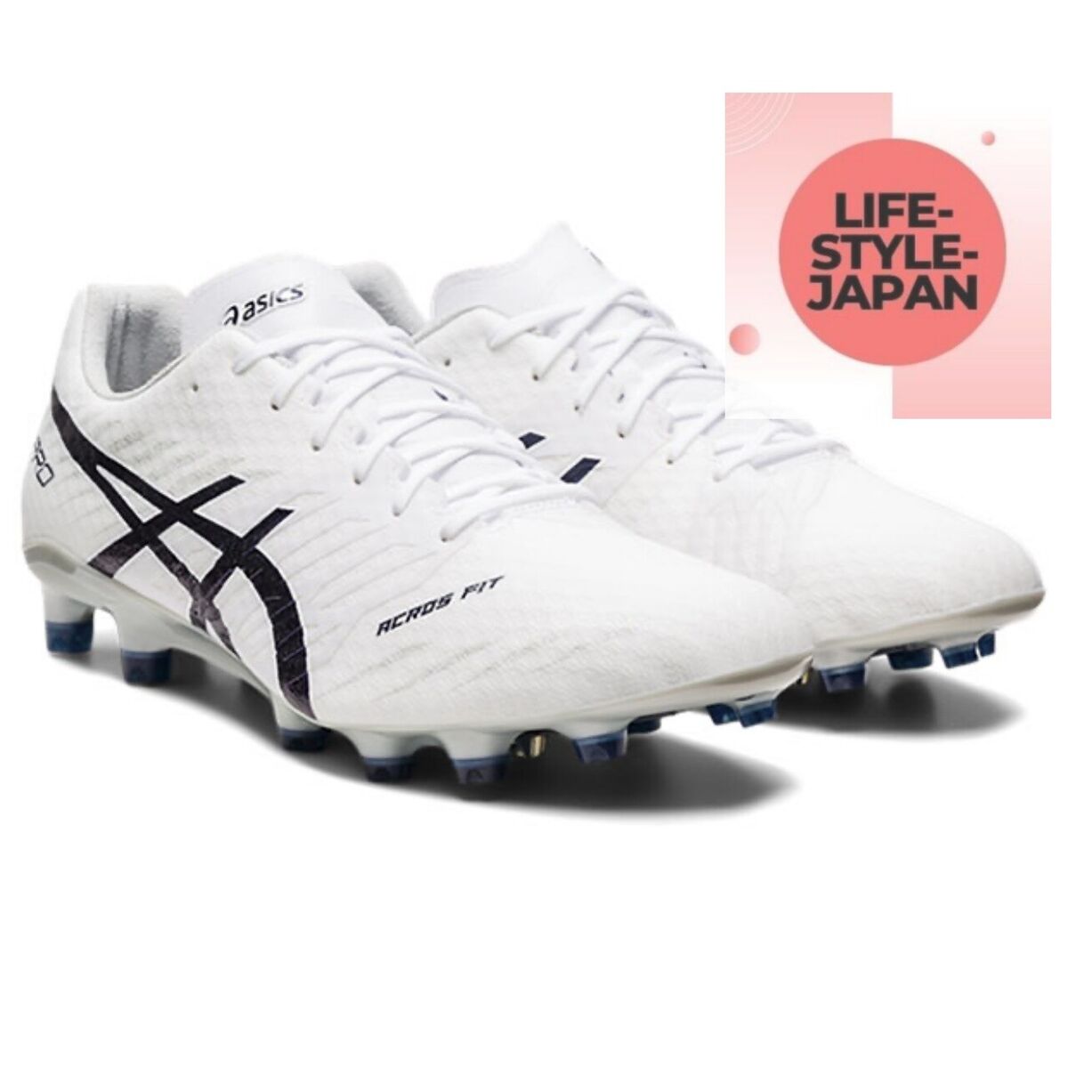 ASICS DS LIGHT ACROS PRO 2 1101A045 100 White Midnight Soccer Cleats Men  Shoes