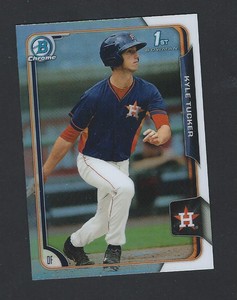2015-Bowman-Chrome-Draft-Refractor-RC-75-KYLE-TUCKER-Astros-Rookie