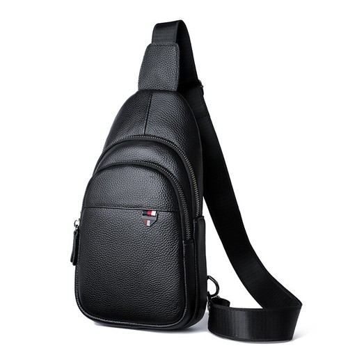Bolso Bandolera 100% Cuero Genuino Bolso para el Pecho Senderismo Bandolera Mochila Bolso de Hombro - Imagen 27 de 27
