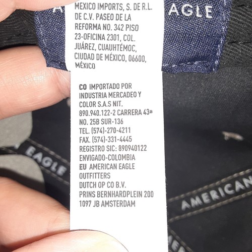 American Eagle AE Gray Plaid Cap Hat Adjustable - Picture 11 of 12