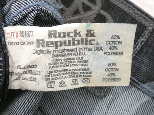 Rock and Republic Jeans Vintage Bootcut Neiman Marcus Exclusive Dark Blue W 30 - Picture 6 of 22
