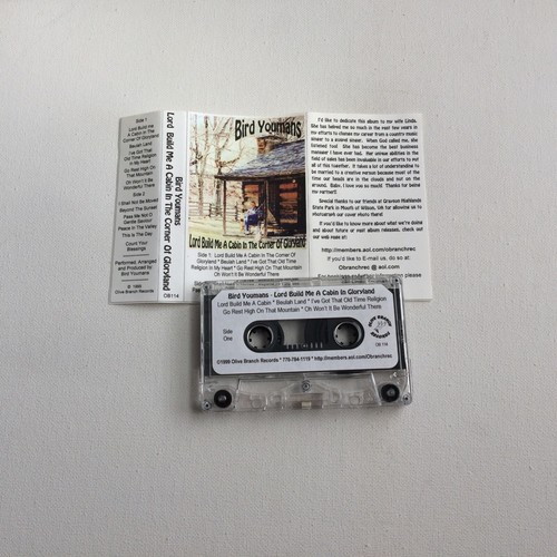 Bird Youmans Lord Build Me A Cabin tape RARE The Kudzu Band Frank Zappa Birdlegs - Picture 4 of 7