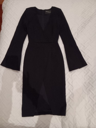 Nicholas Designer - V Neck Black Dress - Size 6