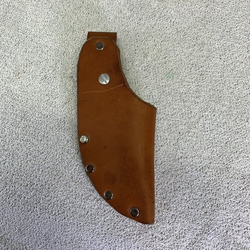 Funda para cuchillo de piel de vaca de hoja fija hecha a mano *sin cuchillo* - Imagen 7 de 11