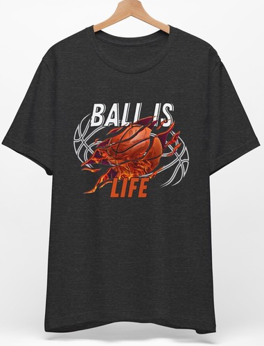 Basketball is life Tee Shirt, Basketball Lover Gift, Sports Fan Apparel - Bild 1 von 36