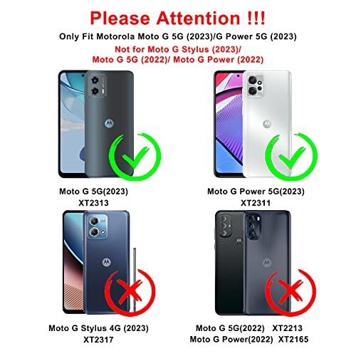 Compatible with Moto G Power Moto G 5G(2023)/G Power 5G(2023) Black - Picture 6 of 7