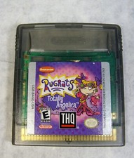 ORIGINAL NINTENDO GAME BOY COLOR RUGRATS TOTALLY ANGELICA VIDEO GAME
