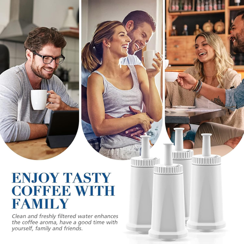 4 Pack Replacement Water Filter for Breville Barista Touch Espresso Machine BES8 - Picture 6 of 12
