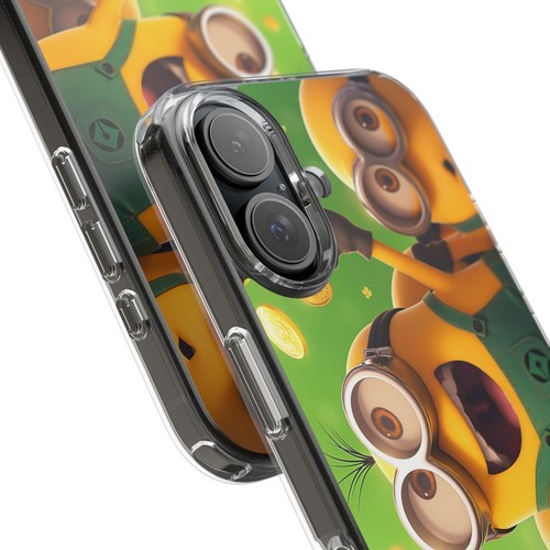 Minions Clear Phone Case, Fun Phone Cover, Kids Gift, Birthday Present, Minion - Picture 7 of 153