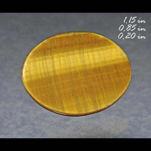 CARVED TIGER EYE CABACHON CARVING FROM BRAZIL - Picture 2 of 2