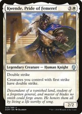 KWENDE, PRIDE OF FEMEREF x4 mtg NM-M Dominaria 4 Unc