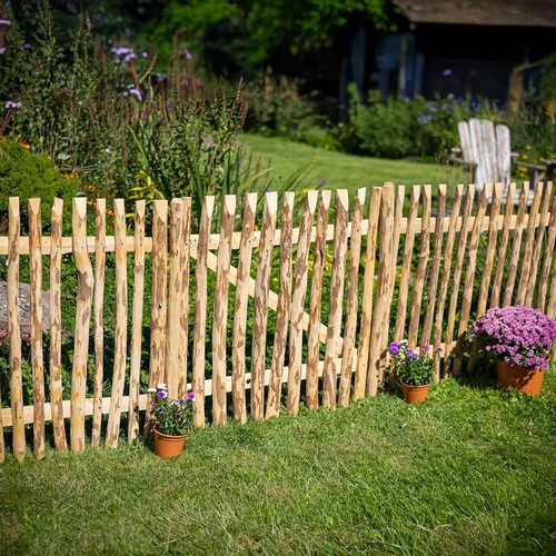 Gartentor Legno Kit Porta Giardino Recinzione Cantiere Staketenzaun Cancello - Foto 74 di 153