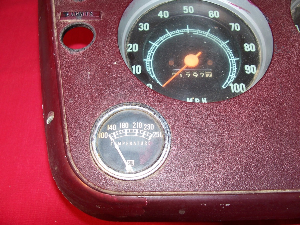 1967 - 1972 Chevy Pickup Truck Speedometer Gauge Cluster