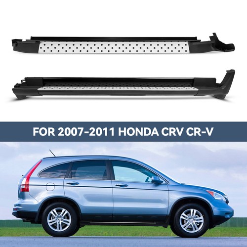 Pair Running Boards for 2007-2011 Honda CRV CR-V Nerf Bars Side Steps Aluminum - Picture 2 of 12