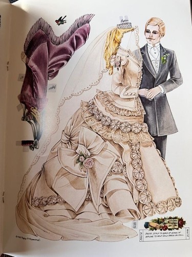 Libro diario de muñeca de papel vintage sin cortar 1988 de Peggy Jo Rosamond - Imagen 3 de 4