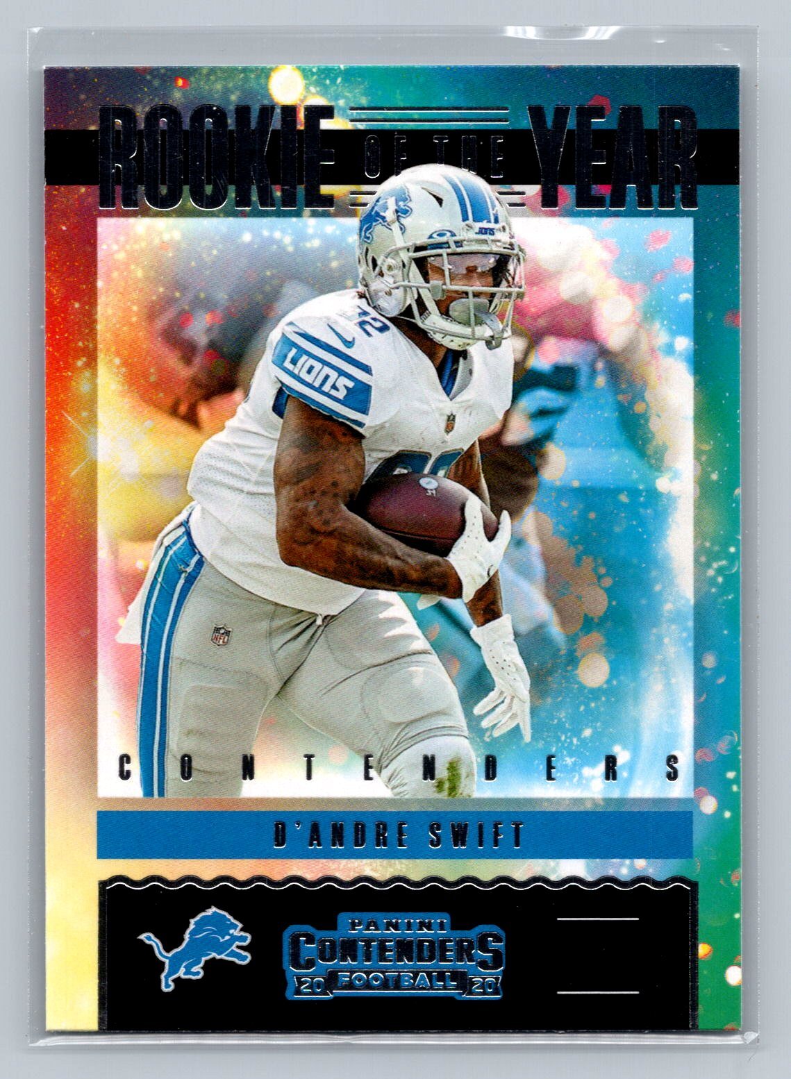 2020 Panini Contenders #RY-DAS D'Andre Swift Rookie of the Year Contenders