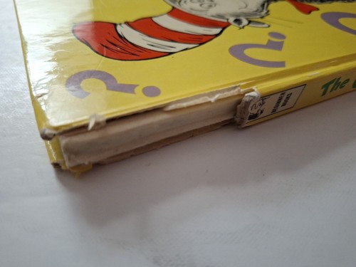 The Cat's Quizzer by Dr. Seuss - 1976 1st Edition Random House Spine Damage - Picture 10 of 22