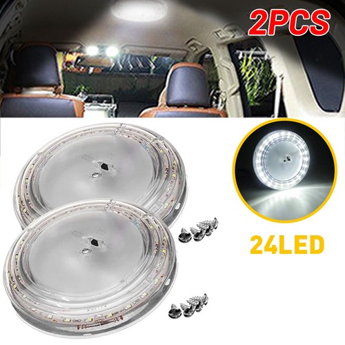 46-LED Car Vehicle Interior Indoor Roof Ceiling Dome Light White Lamp USA - Picture 21 of 41