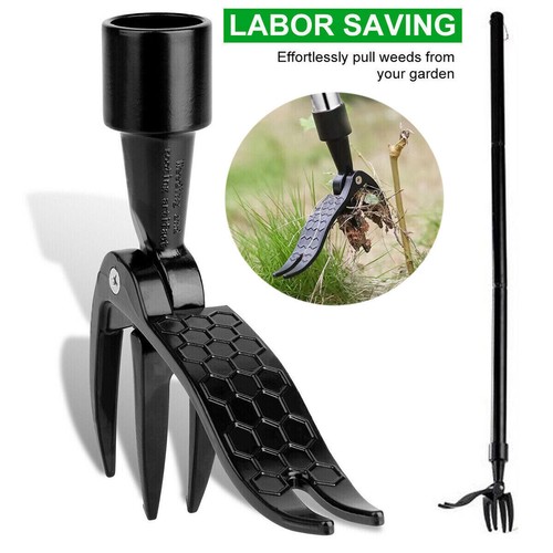 Weeder Puller Stand Up Weed Tool with Handle Garden Outdoor Root Remover Killer~ - Picture 3 of 23