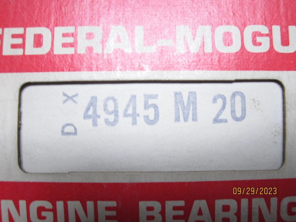 Federal-Mogul 4945M20 Engine Crankshaft Main Bearing Set Foto 4 de 4