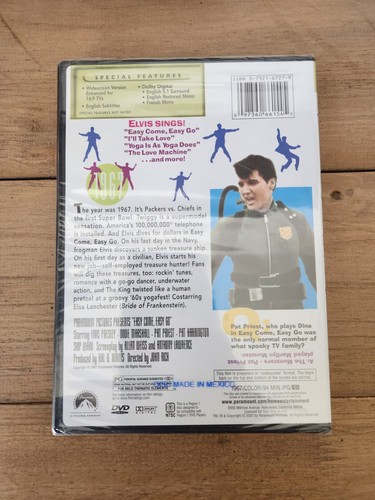 Easy Come, Easy Go (DVD, 2003) Elvis Presley New Sealed - Picture 2 of 2