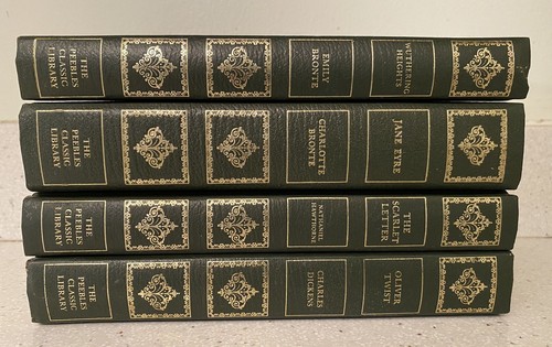 4 Peebles Classic Library Wuthering Heights Scarlet Letter Jane Eyre Oliver..484 - Picture 4 of 8