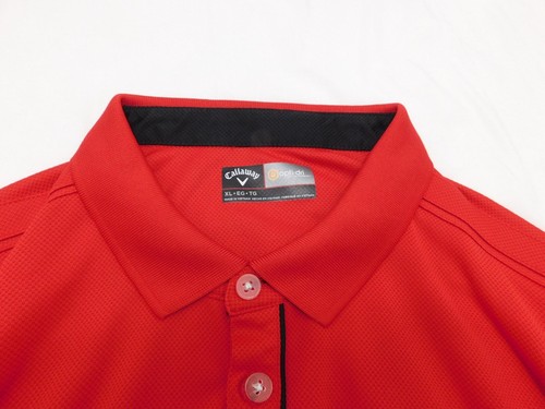 Callaway Herren Golf Poloshirt Opti-Dri Performance Tasche rot Größe XL - Bild 5 von 5
