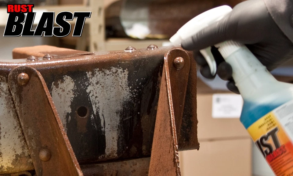 RustBlast - Potente grabado ácido metálico - Eliminador de óxido - Imprimación de prepintura Foto 2 de 3