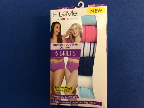 Women's underwear: Fruit of the Loom Fit for Me Briefs Heathers or Seamless 6pk - Picture 14 of 27