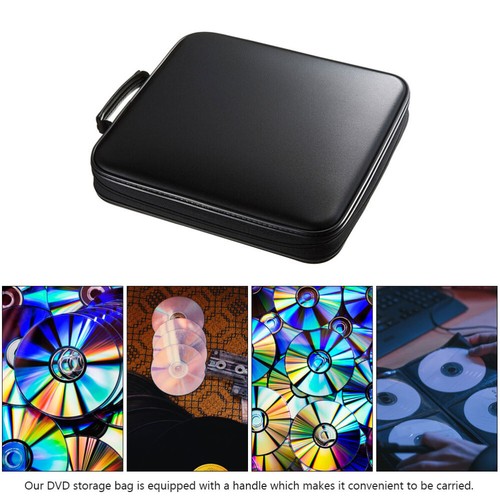 Large Capacity DVD Case Portable Disc Storage Bag Practical CD Holder Pouch - Afbeelding 10 van 12