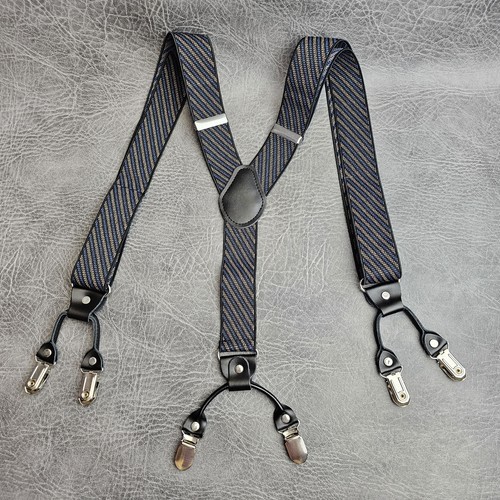 Vintage Mens Braces, Swing 40s Braces, Mens Suspenders, Pants Braces, 1" 30mm - Bild 1 von 6