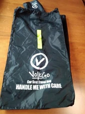 VolkGo Car Seat Travel Bag For Airplane  Backpack Straps 17"x34" - New Open Box