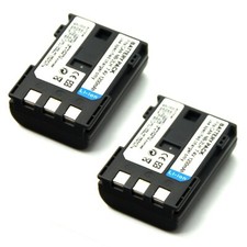 2x Battery Pack For Canon NB-2L NB-2LH BP-2LH BP-2L12 BP-2L14 BP-2L24H E160814