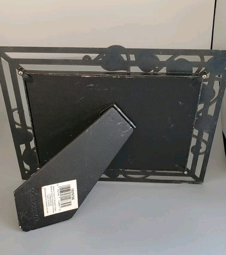 Connoisseur Double Photo Display Ivy Embossed 3D Pewter Tone Art Deco Design - Picture 6 of 7