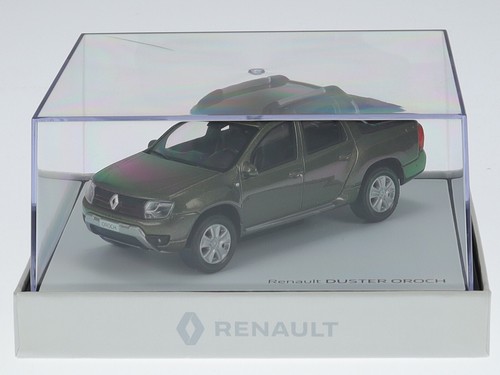 Renault Duster Oroch Pick-Up 2015 verde metallic modello di auto Norev 1:43 - Foto 4 di 4