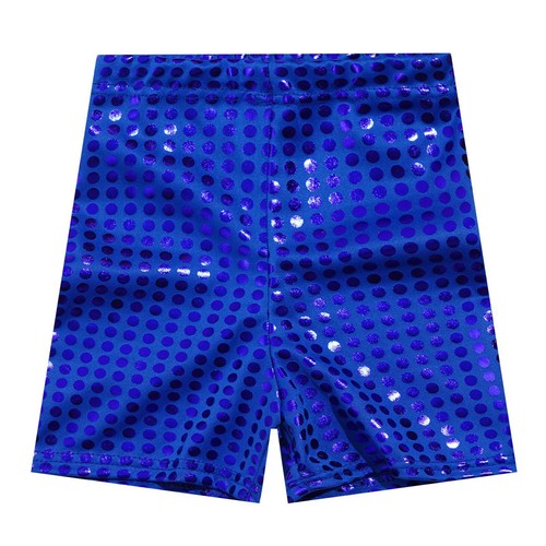 Kids Shorts Cheer Boyshorts Sparkle Bike Short Practice Costume Leotards Tight - Picture 46 of 54