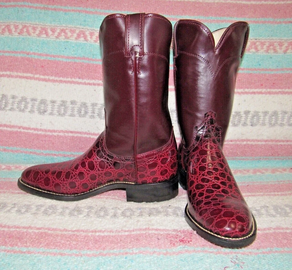 Mens pink cowboy boots sale