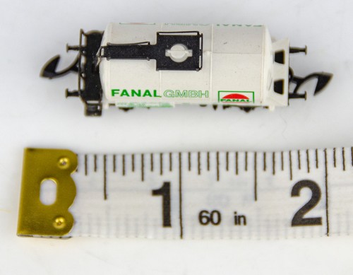 Rare Vintage Marklin Mini-Club 87709 German Z Scale Short Fanal GMBH Tank Car - Picture 3 of 9