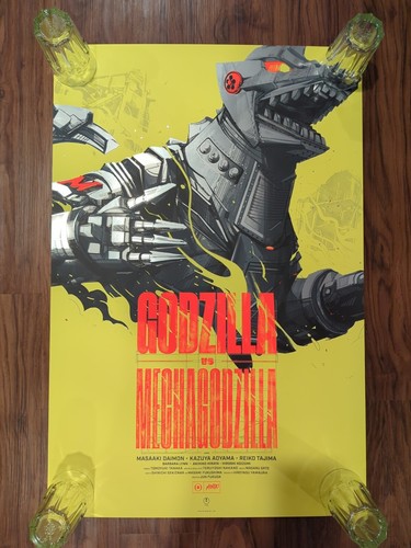 Mondo Godzilla vs Mechagodzilla by Barrett Variant Poster /120 Screen Print