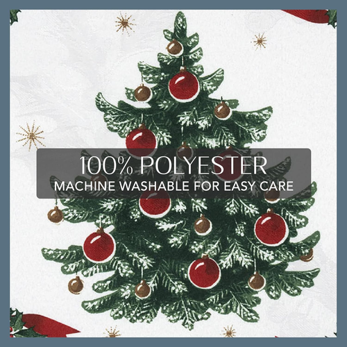 Villeroy & Boch Toy'S Delight Christmas Wrinkle Resistant Fabric Tablecloth, Hol - Picture 4 of 12